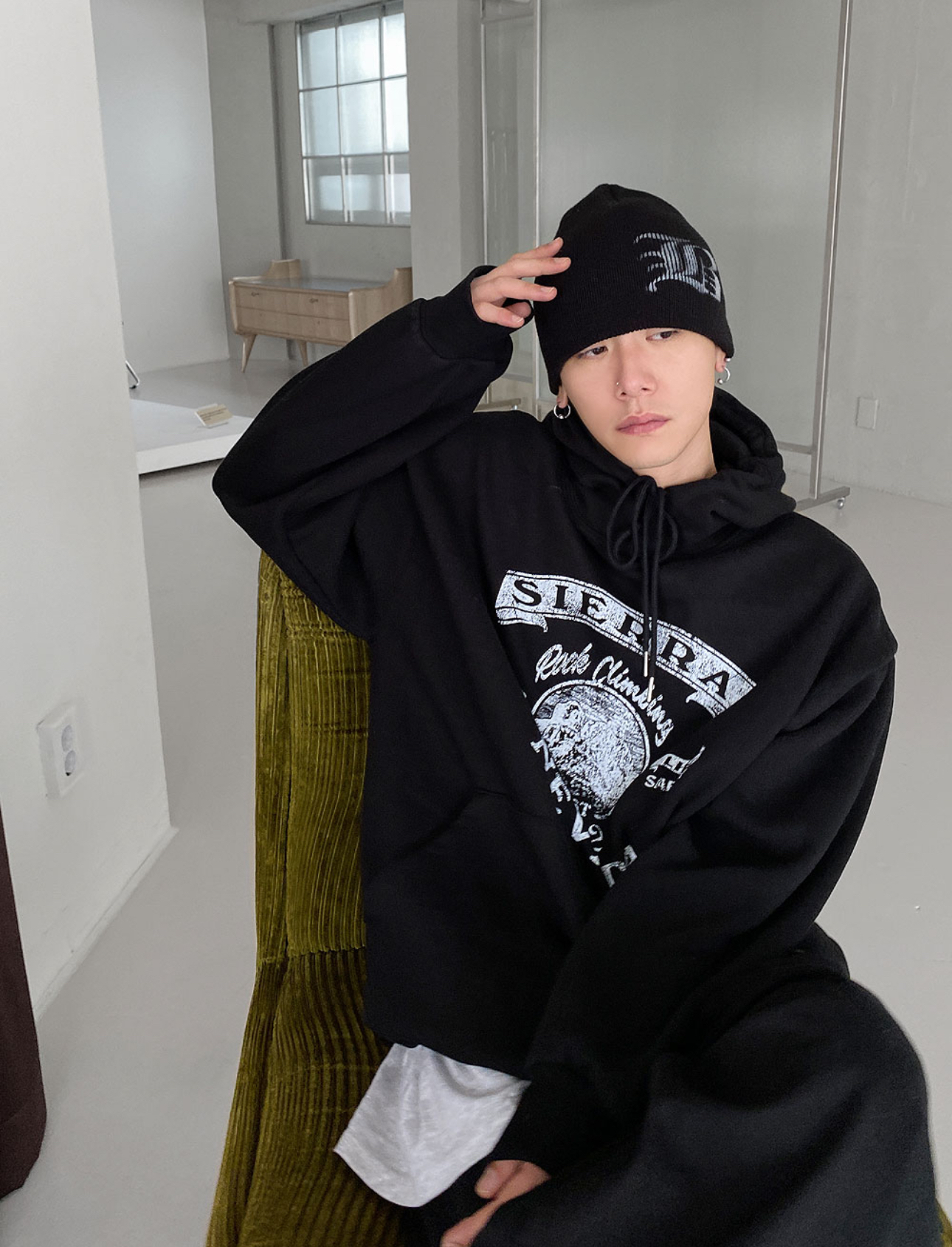 【HERETICS STUDIO 】韓國 고품질 歌德文字 針織 穿搭必備 帽子 毛帽