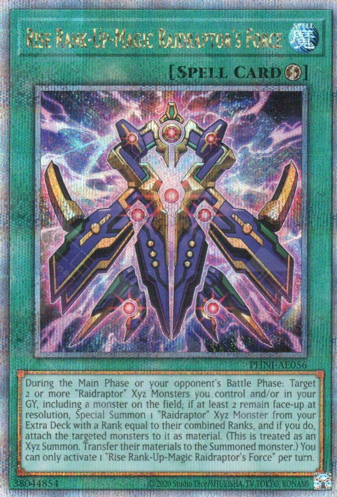 PHNI-AE056 Rise Rank-Up-Magic Raidraptor's Force