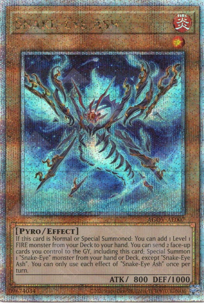 AGOV-AE007 Snake-Eye Ash