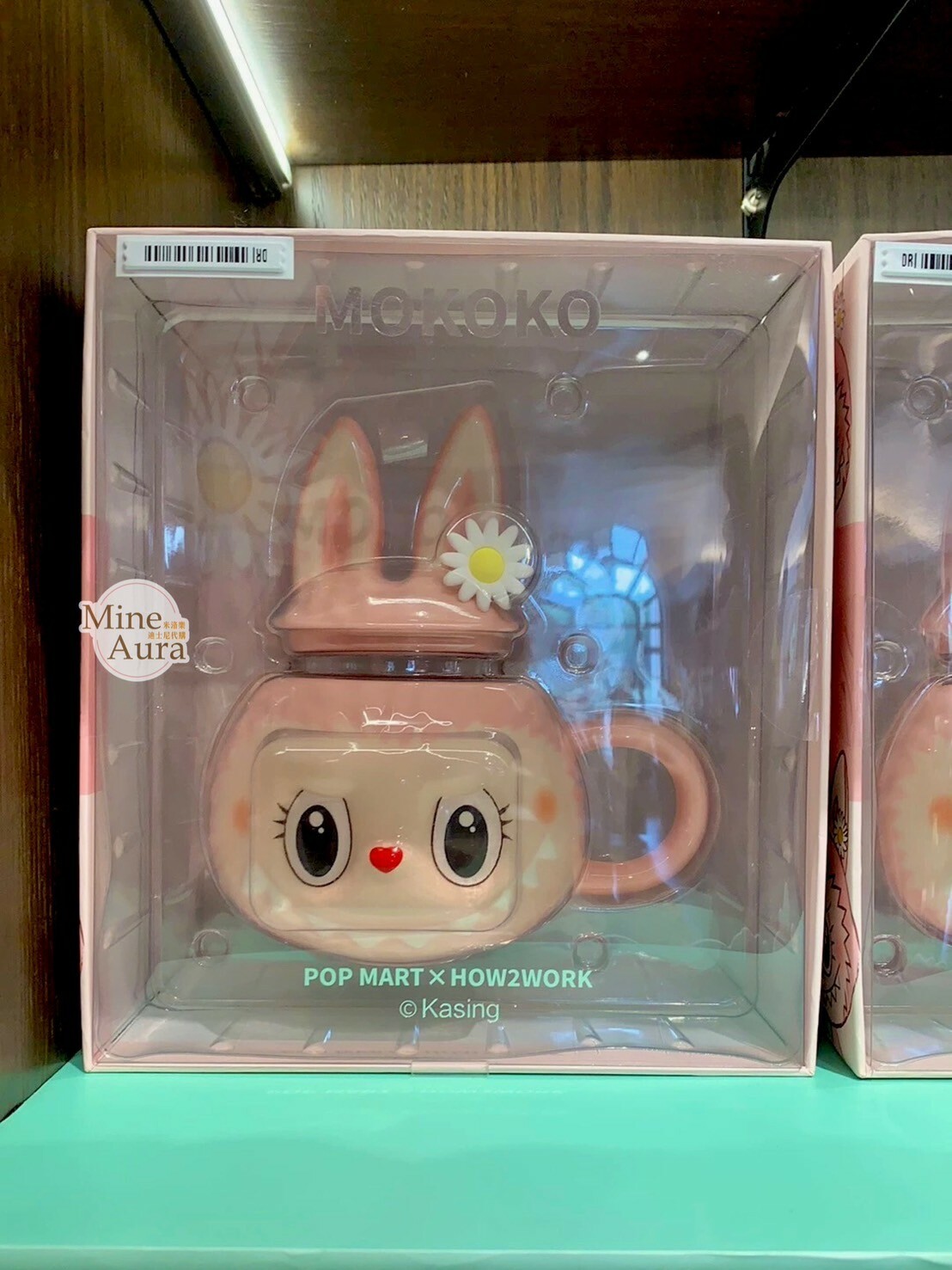 POP MART 泡泡瑪特 THE MONSTERS經典系列 拉布布 LABUBU 粉色 大頭造型 馬克杯 -泡泡瑪特城市樂園