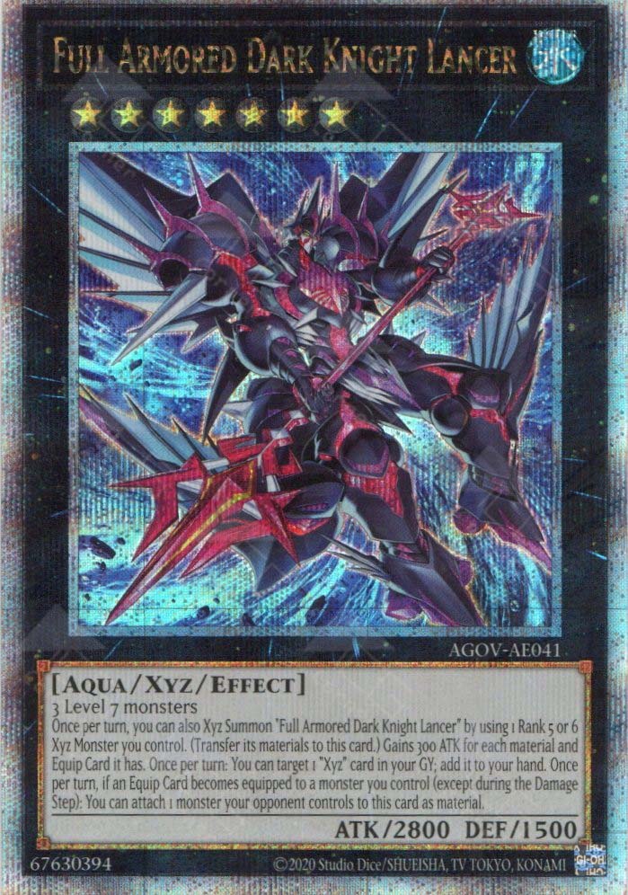 AGOV-AE041 Full Armored Dark Knight Lancer