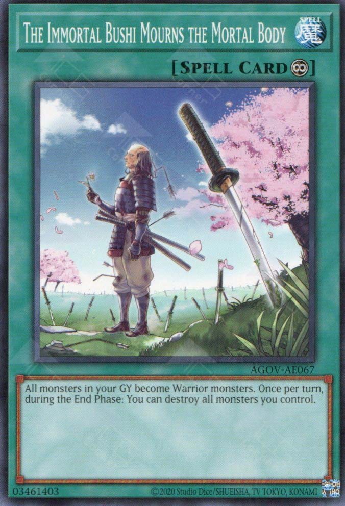 AGOV-AE067 The Immortal Bushi Mourns the Mortal Body (N)