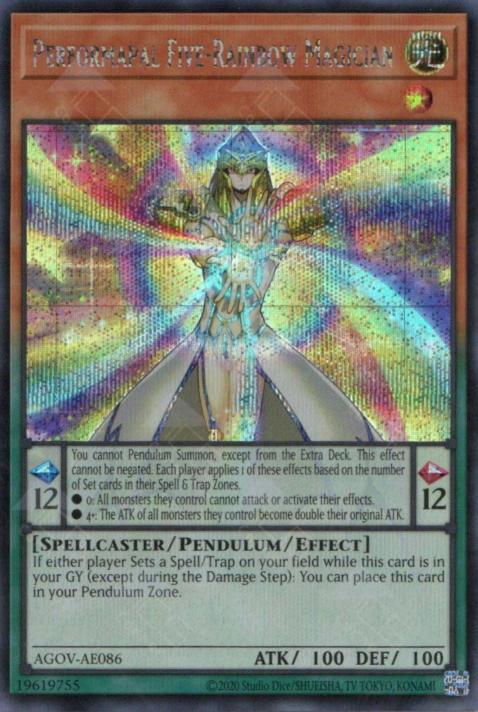 AGOV-AE086 Performapal Five-Rainbow Magician