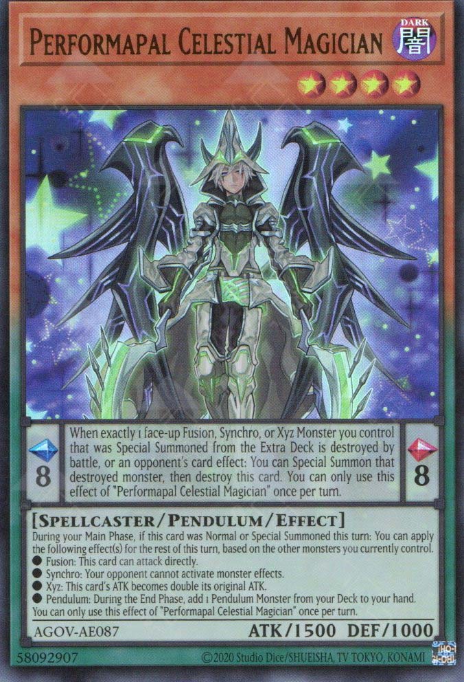 AGOV-AE087 Performapal Celestial Magician