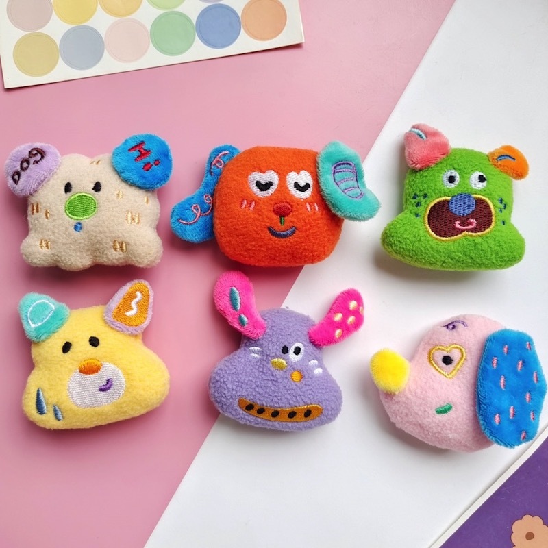 《91884》♾️醜萌萌多巴胺趣味狗狗別針