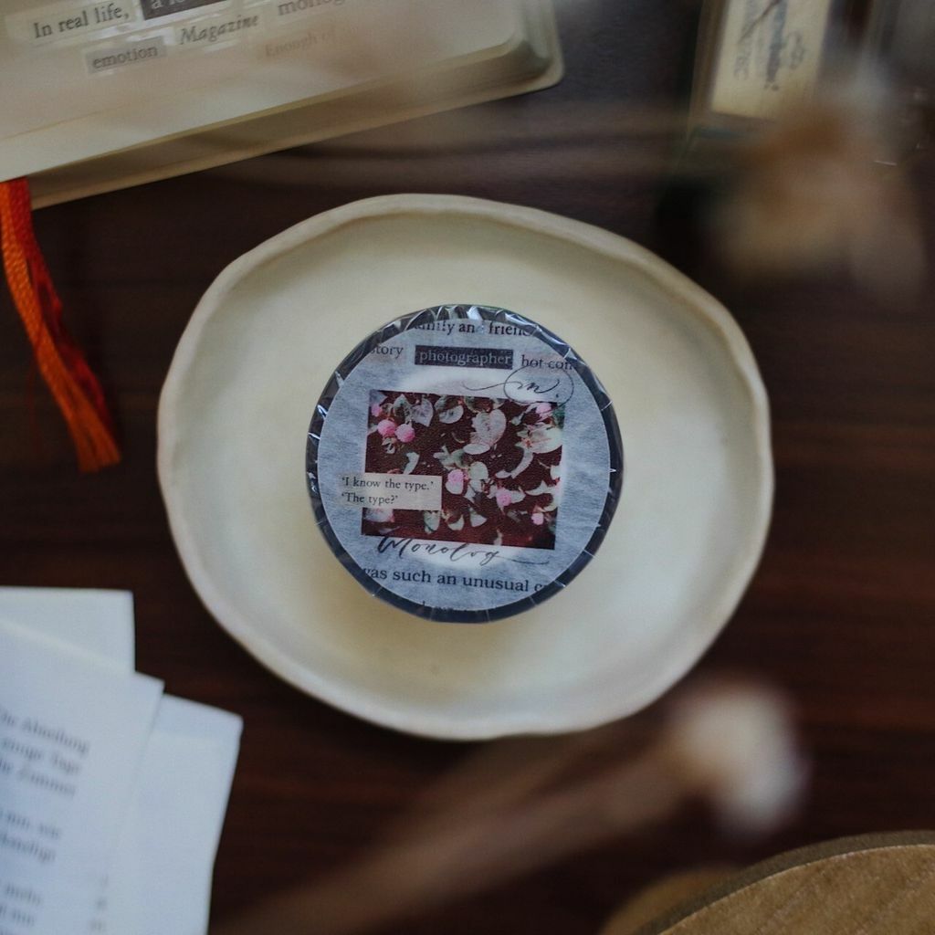 獨白 Monolog PET膠帶（帶離型紙）｜茄子先生