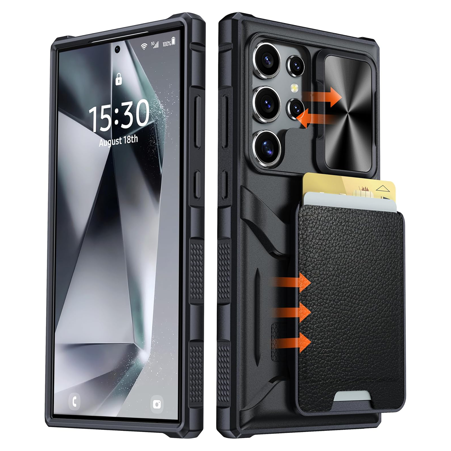 【部份現貨】XPRO - Card Glide Pro - Samsung S24 Ultra Case 卡片夾滑蓋鏡頭保護高度防撞手機保護殼