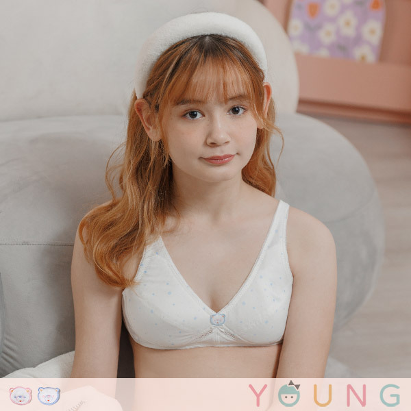 萌系甜心。無鋼圈少女發育內衣 A.B罩