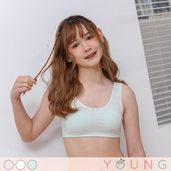 啾啾寶貝。極親膚兒童發育背心內衣 A.B罩