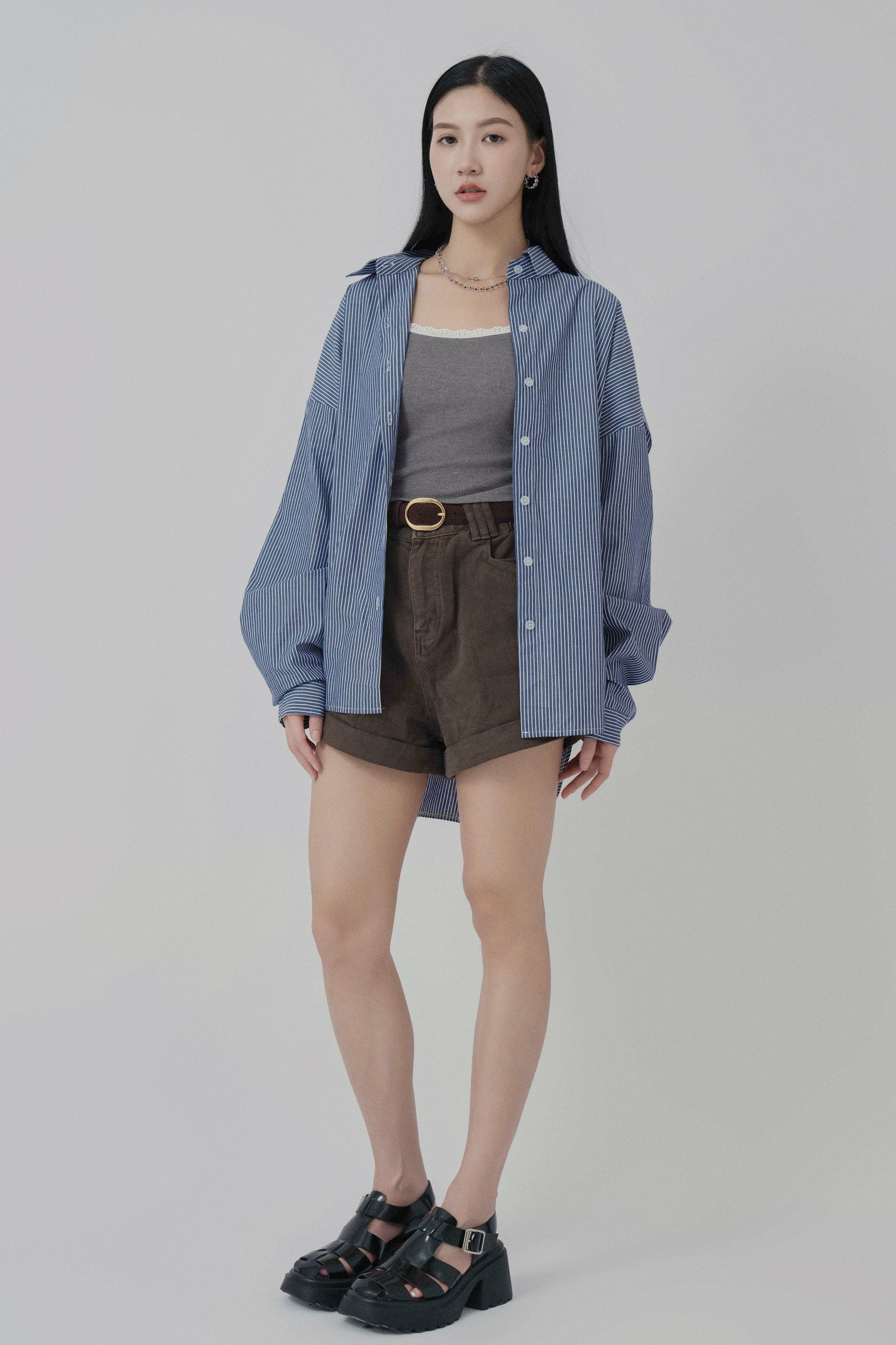 FW24_0037（裇衫＋吊帶背心＋短褲）