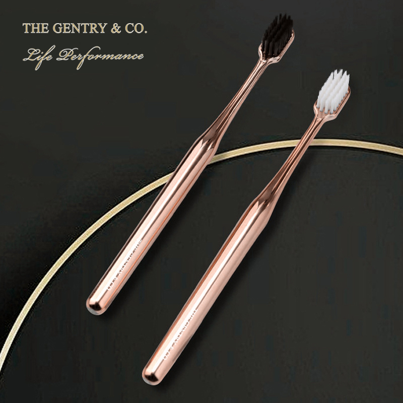 The Gentry & Co. 超細軟毛專業牙刷（抗敏護齦 / 玫瑰金）