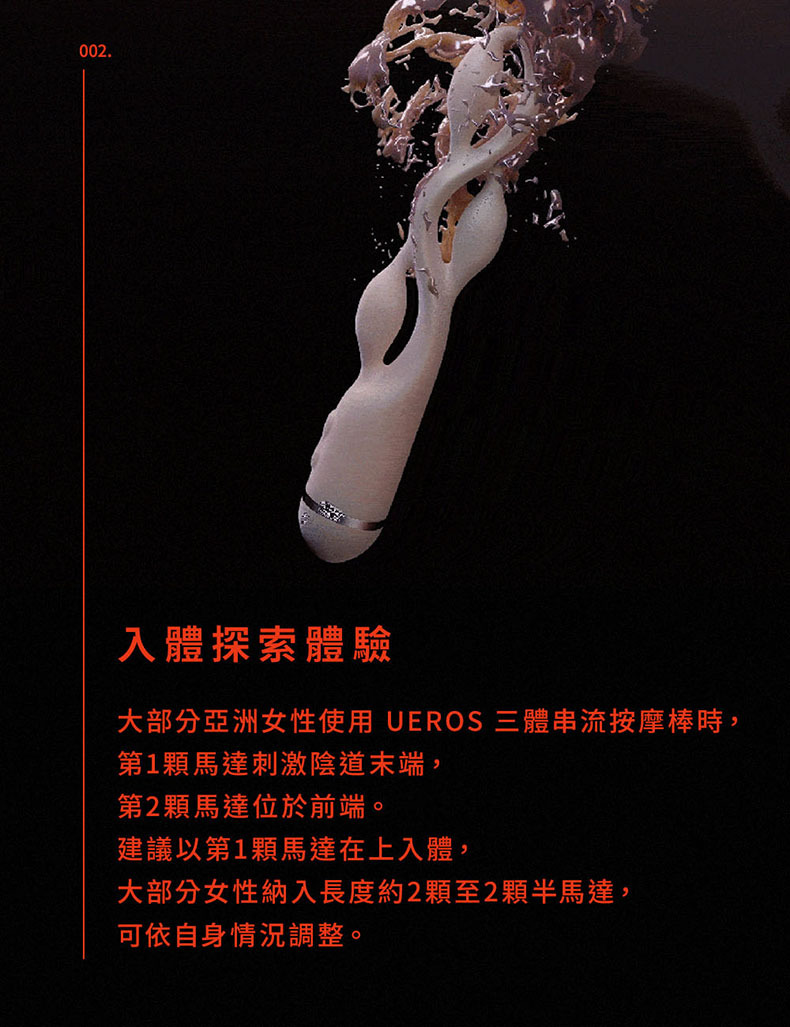 三體串流按摩棒｜電動按摩棒