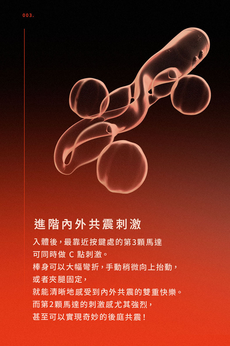 三體串流按摩棒｜電動按摩棒