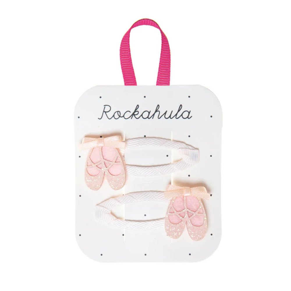 英國Rockahula Kids 髮夾-Ballet Shoes