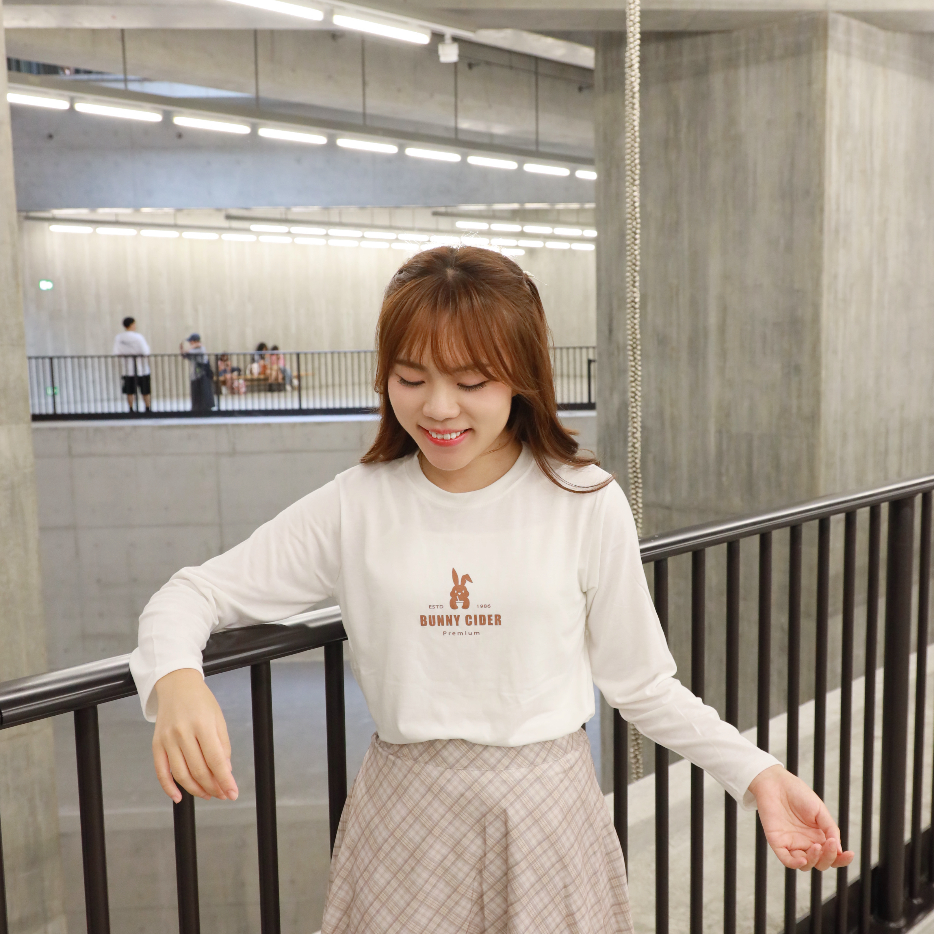 ||TOP519|| BUNNY 可愛小兔純色長袖TEE