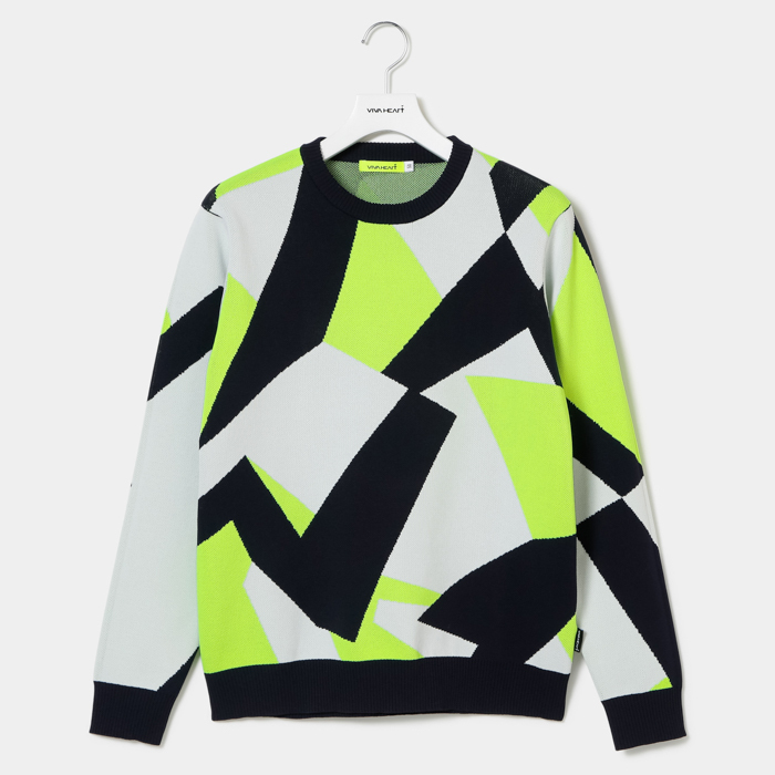男士-幾何針織衫