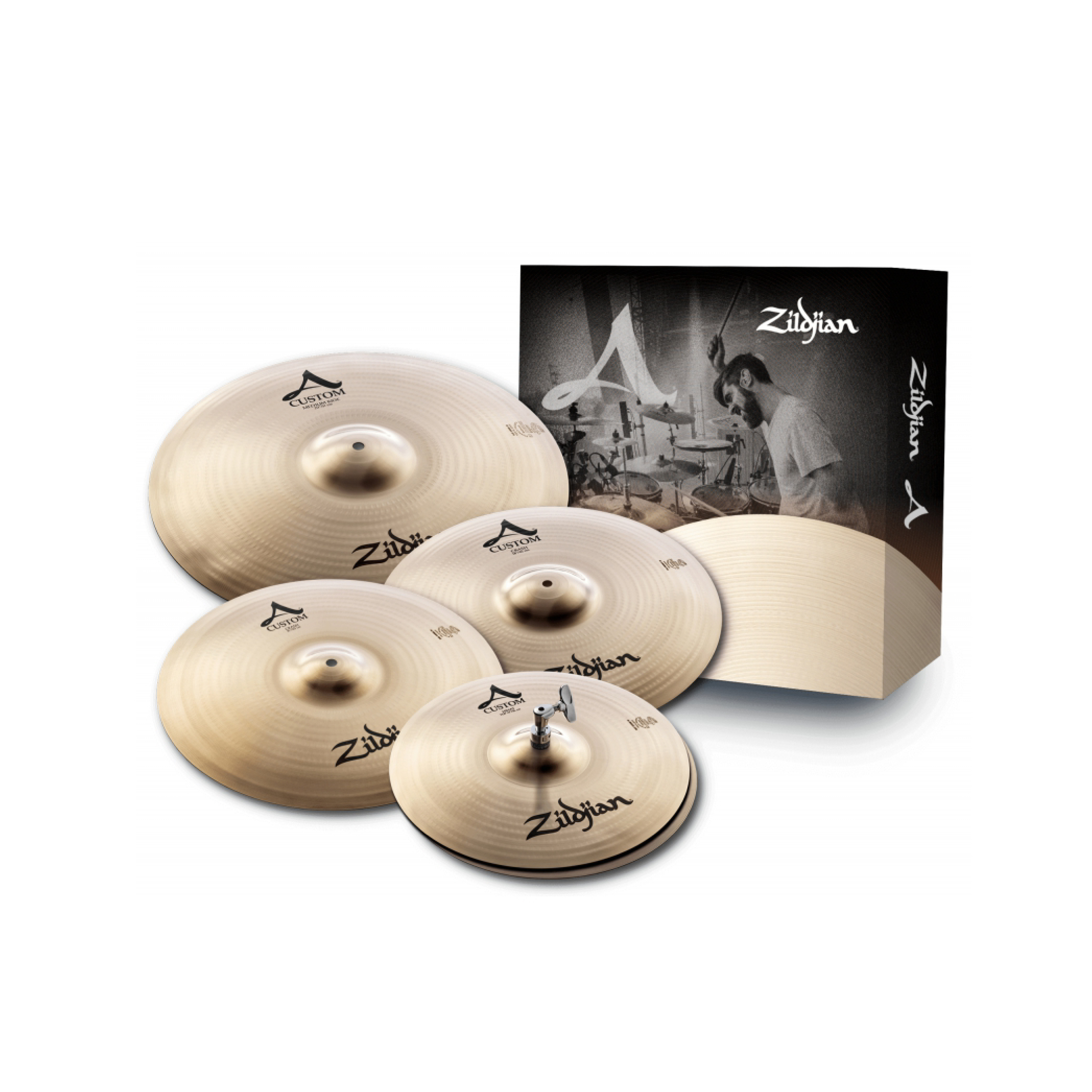 Zildjian Zildjian / A Custom (A20579-11) 銅鈸套組(14/16/18/20) — 三峽鼓 / 打擊｜YA! 玩音樂