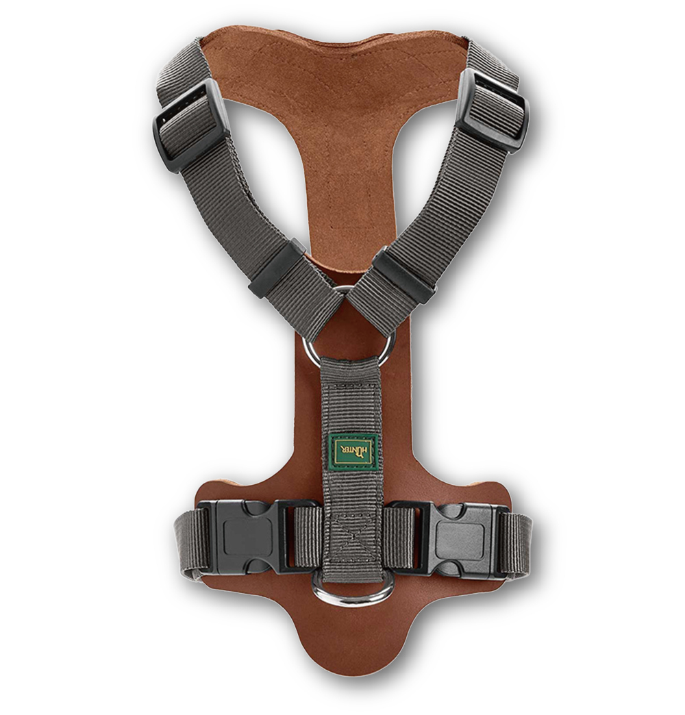 Aalborg 經典牛皮 拼接胸背帶