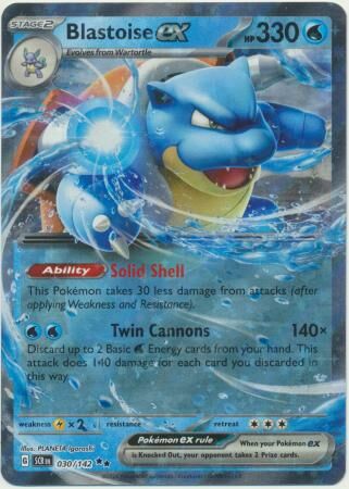 SCREN 030/142 Blastoise ex