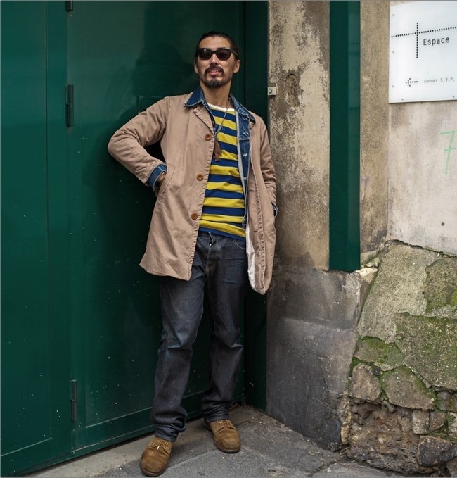 VISVIM BORDER CREW SS *TIGHT FIT - YELLOW SIZE 2 IN STOCK NOW (現貨發售中)