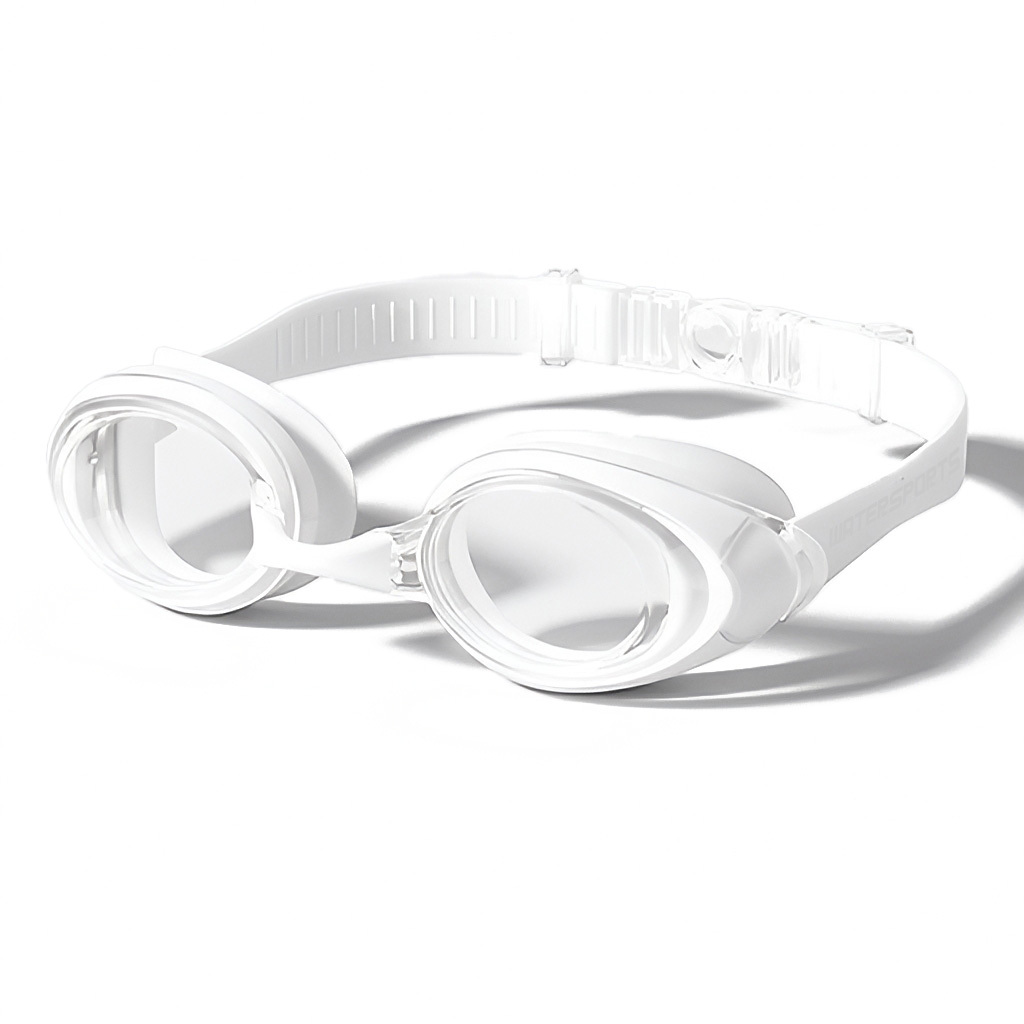 成人 EASY-FIT 近視泳鏡 - 白