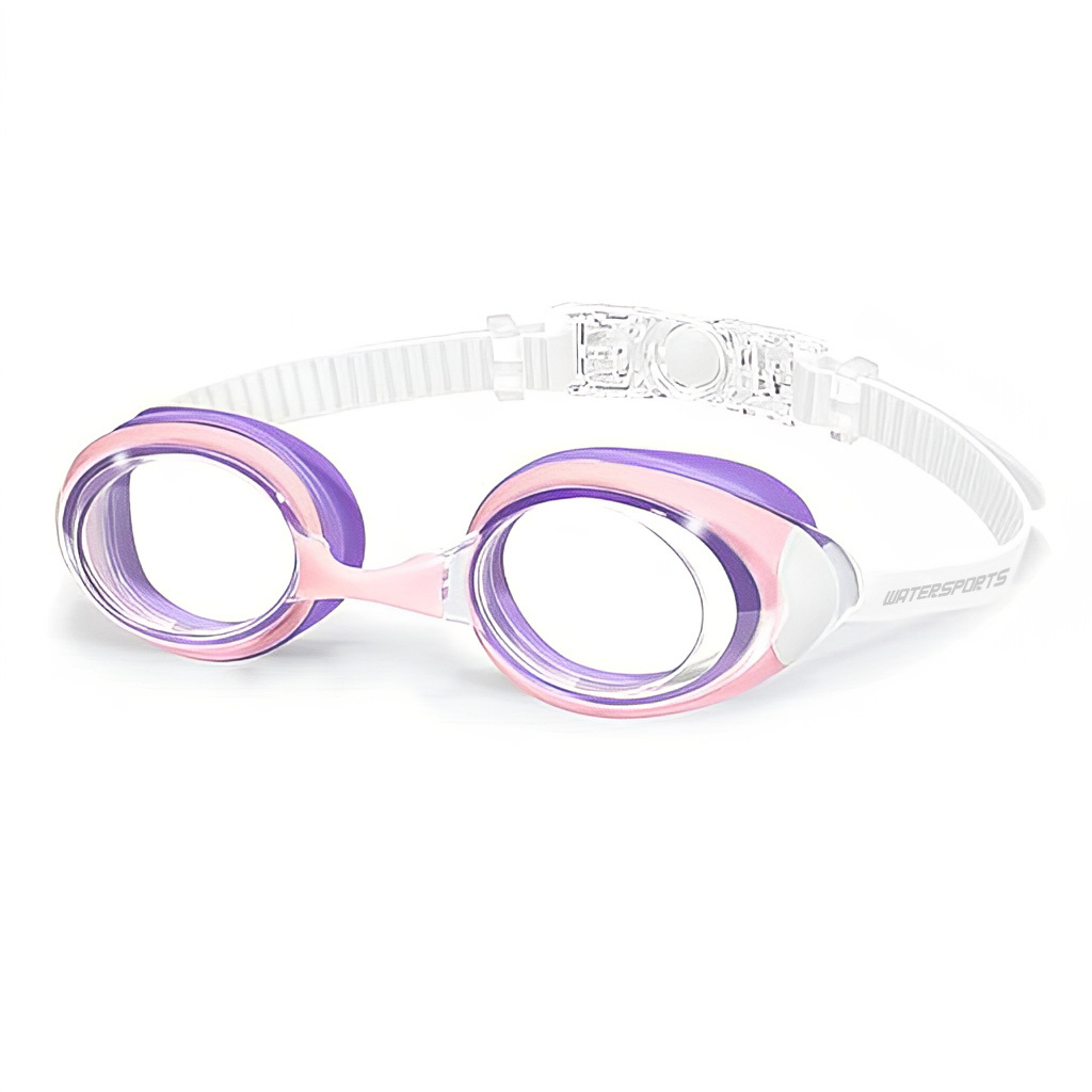 成人 EASY-FIT 泳鏡 - 白/粉紅