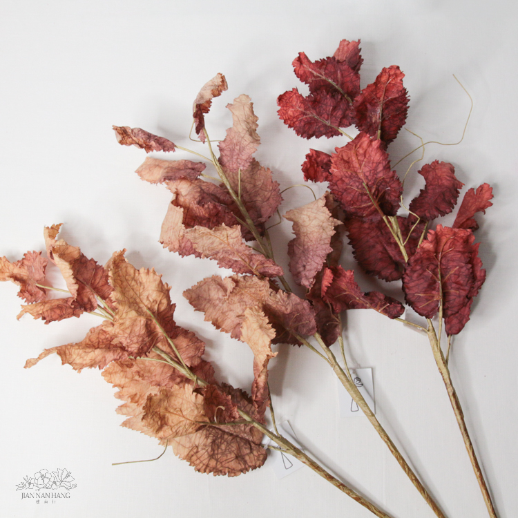 人造葉 罌粟葉  4色