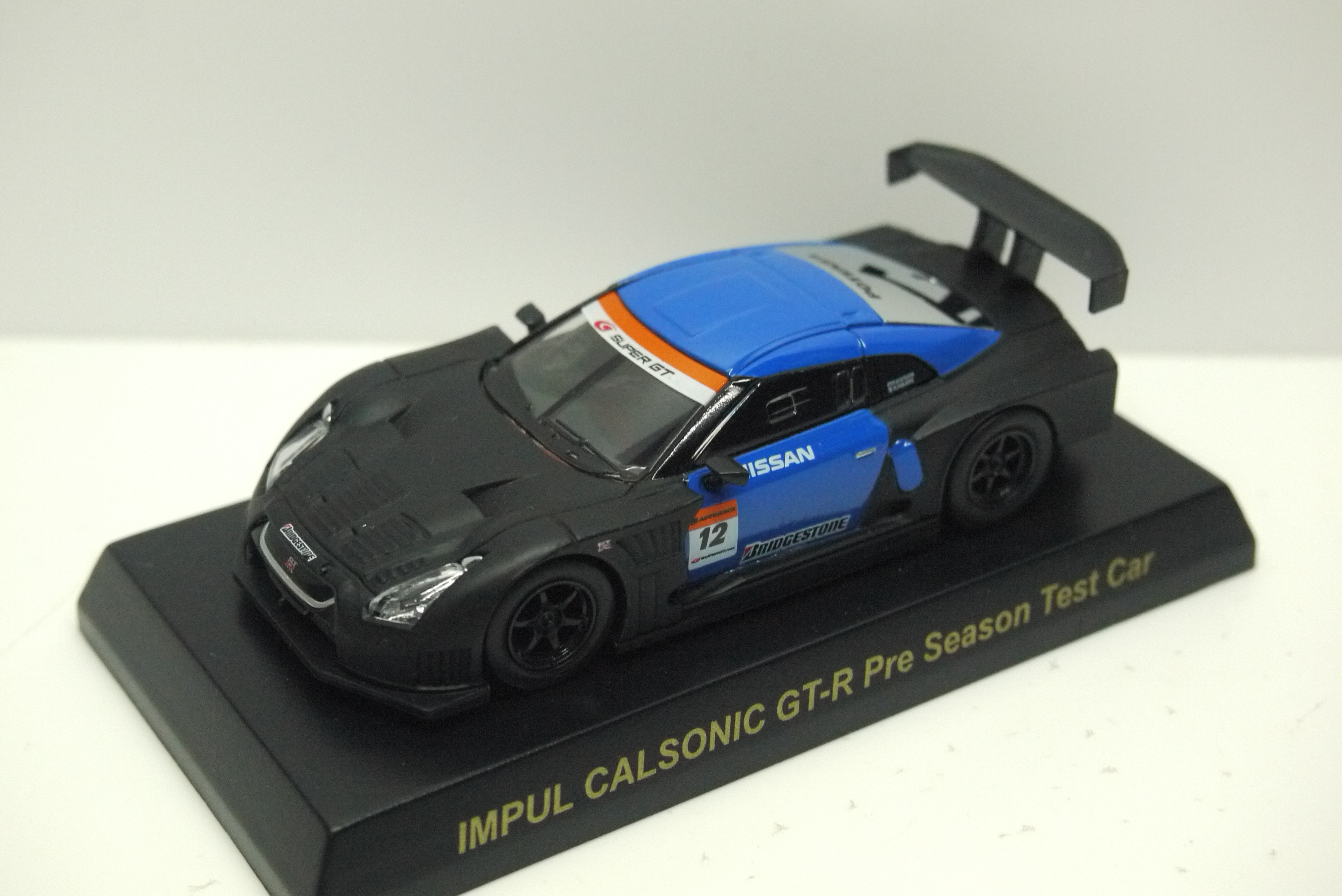 Kyosho Nissan GTR R35 IMPUL Calsonic Pre Season Test Car #12
