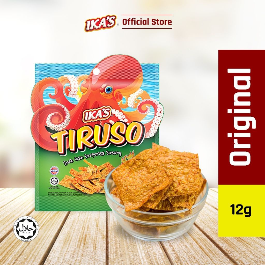 IKA's - 原味辣魷魚脆片 馬來西亞製造