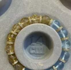 [S] GEMZ & CO ZBA CUSTOMISED BRACELET, GOLD RUTILE/AQUAMARINE, Y160 (Y160)