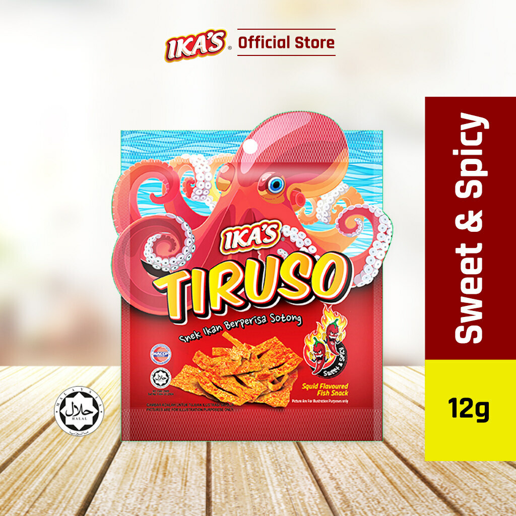 IKA's - 甜辣味魷魚脆片 馬來西亞製造