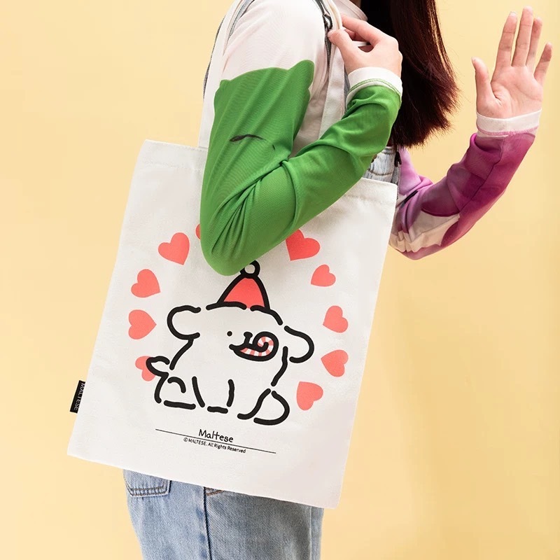 線條小狗帆布包 (慶祝款)