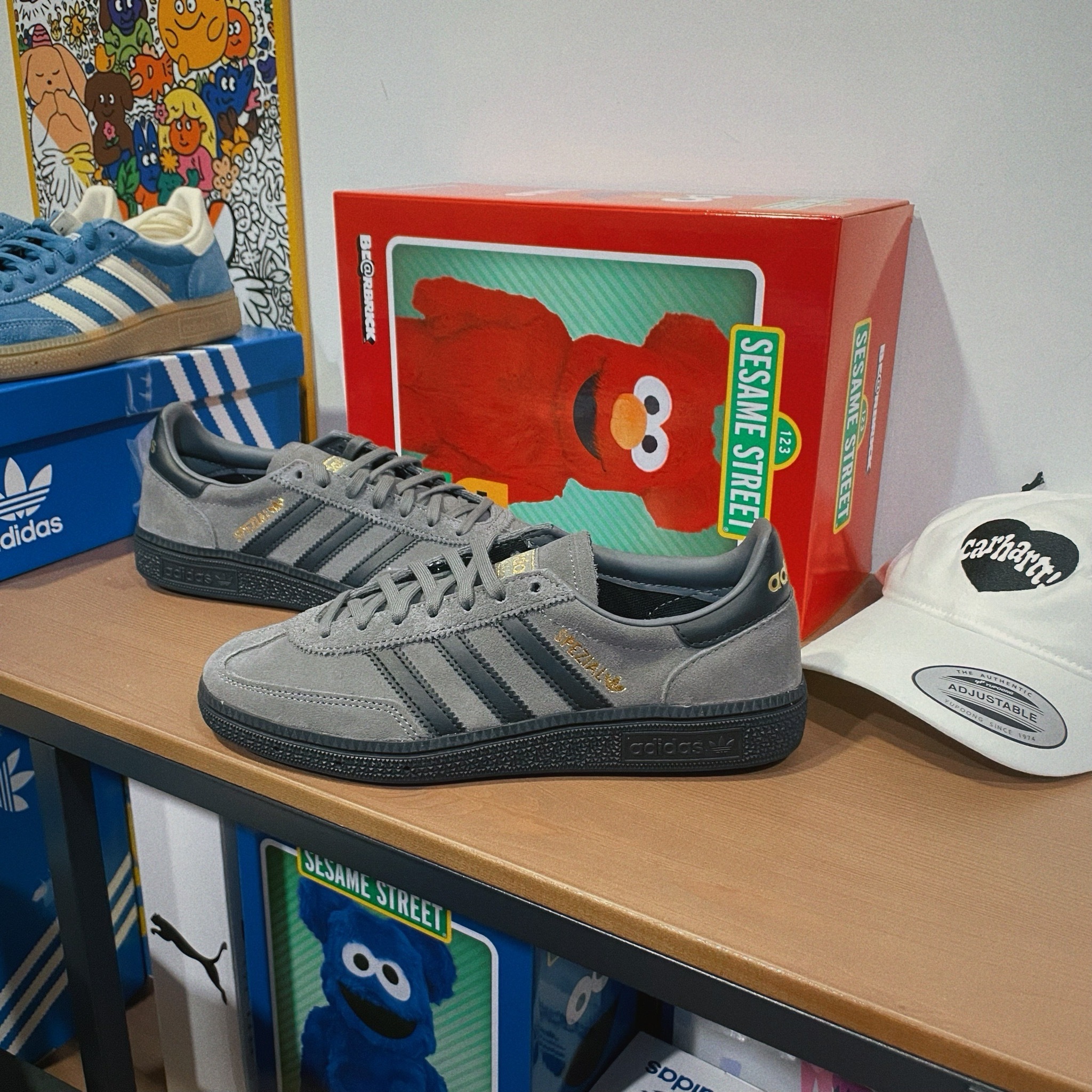 Adidas Originals Handball Spezial 歐洲限定 碳灰麂皮 復古鞋 JH8664