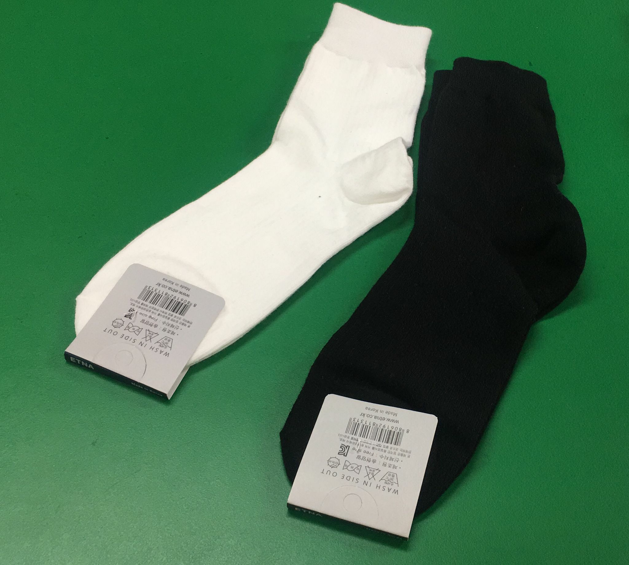 韓國淨色襪 (AT 516)