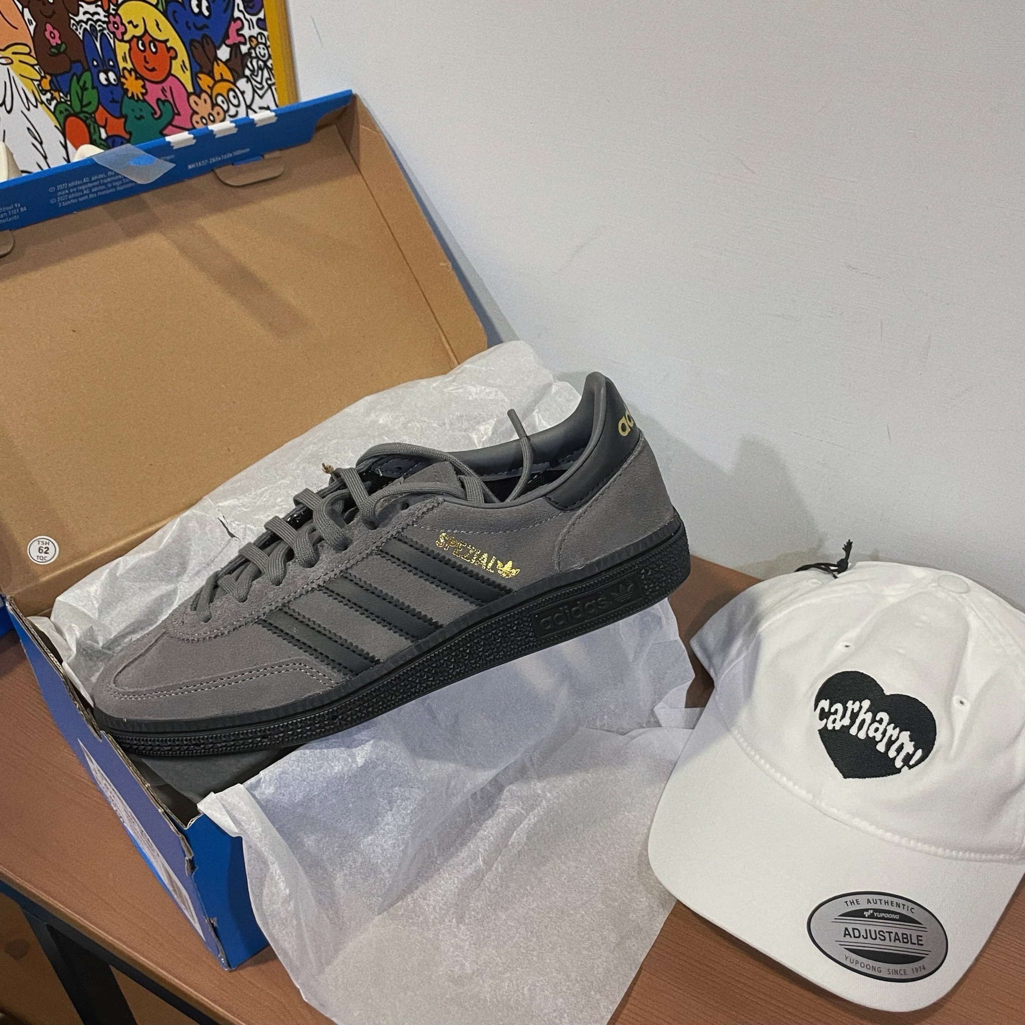 Adidas Originals Handball Spezial 歐洲限定 碳灰麂皮 復古鞋 JH8664