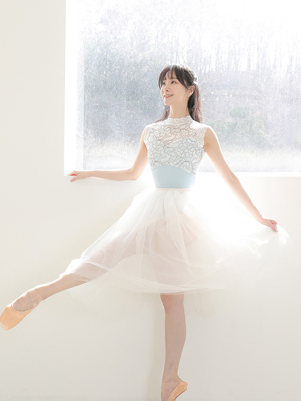 韓國iiLaire 【IL - Camila 蕾絲小高領舞衣】