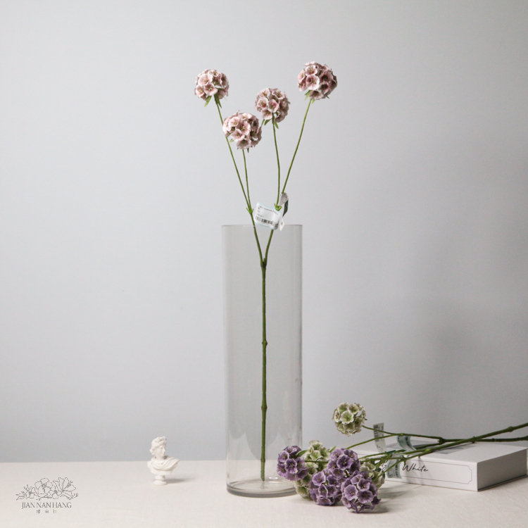 人造花 Scabiosa 松蟲果 3色