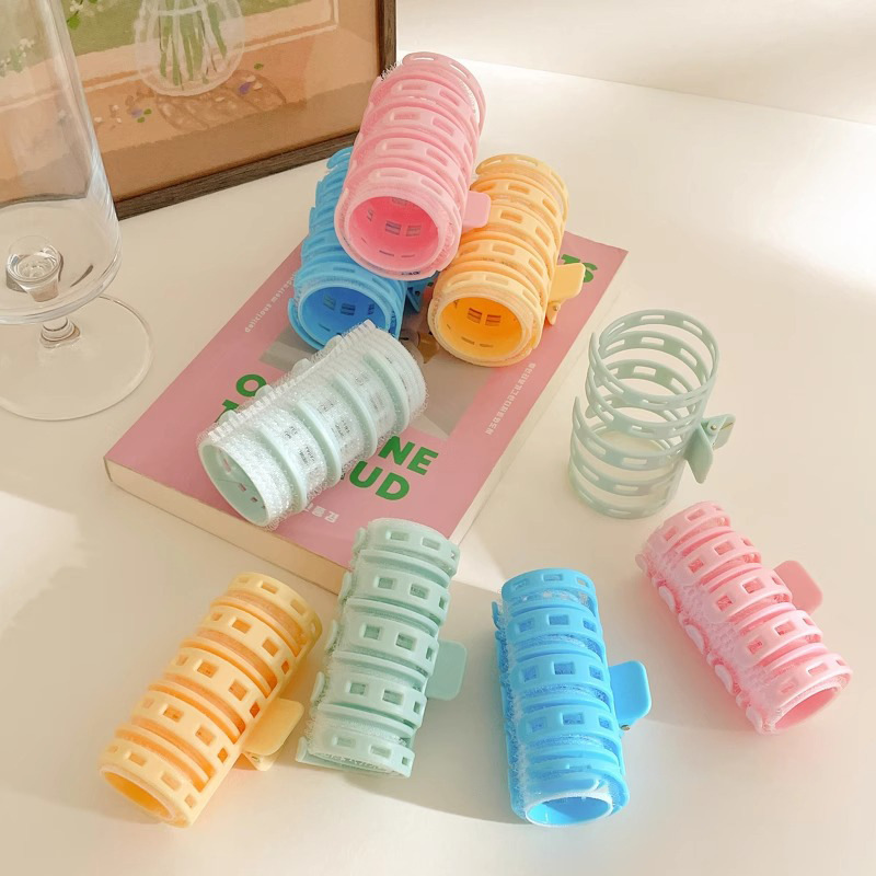 螺旋瀏海髮捲+夾 1入