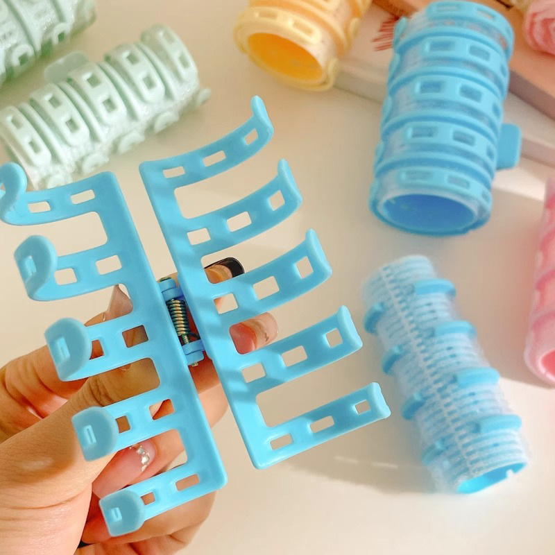 螺旋瀏海髮捲+夾 1入