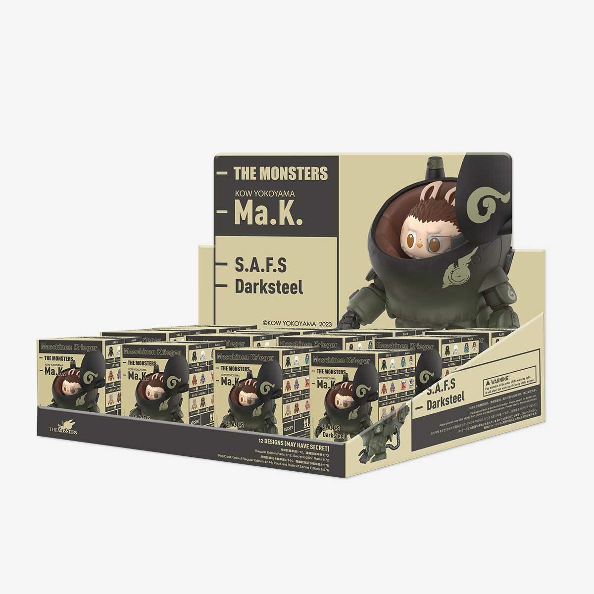 POP MART 泡泡瑪特THE MONSTERS × 橫山宏Ma.k. 機甲公仔盒玩盲盒