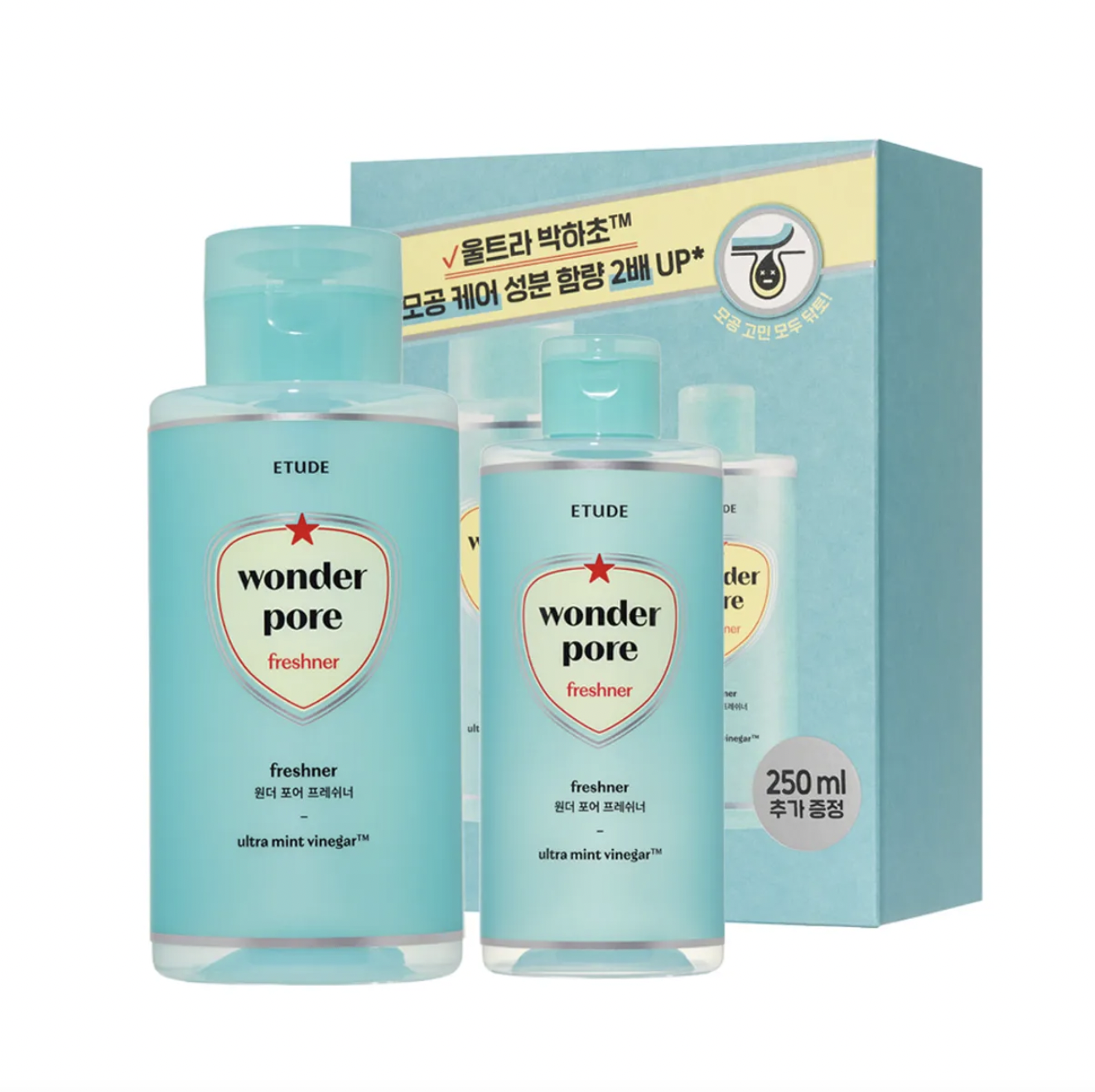 Etude House Wonder Pore Freshner 500ml [Official +250ml Planning Set]