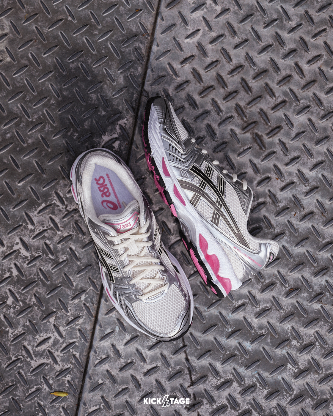 男女鞋 ASICS GEL-KAYANO 14 'Sweet Pink' 甜蜜粉 銀粉 復古 休閒慢跑鞋【1203A537-103】