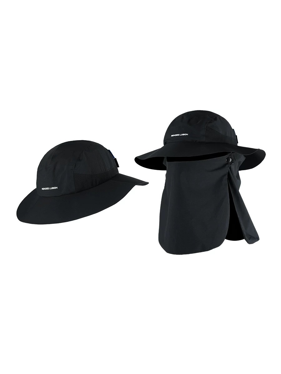 RL | REINDEE LUSION 3合1機能戶外壓膠防水可拆卸防曬罩漁夫帽