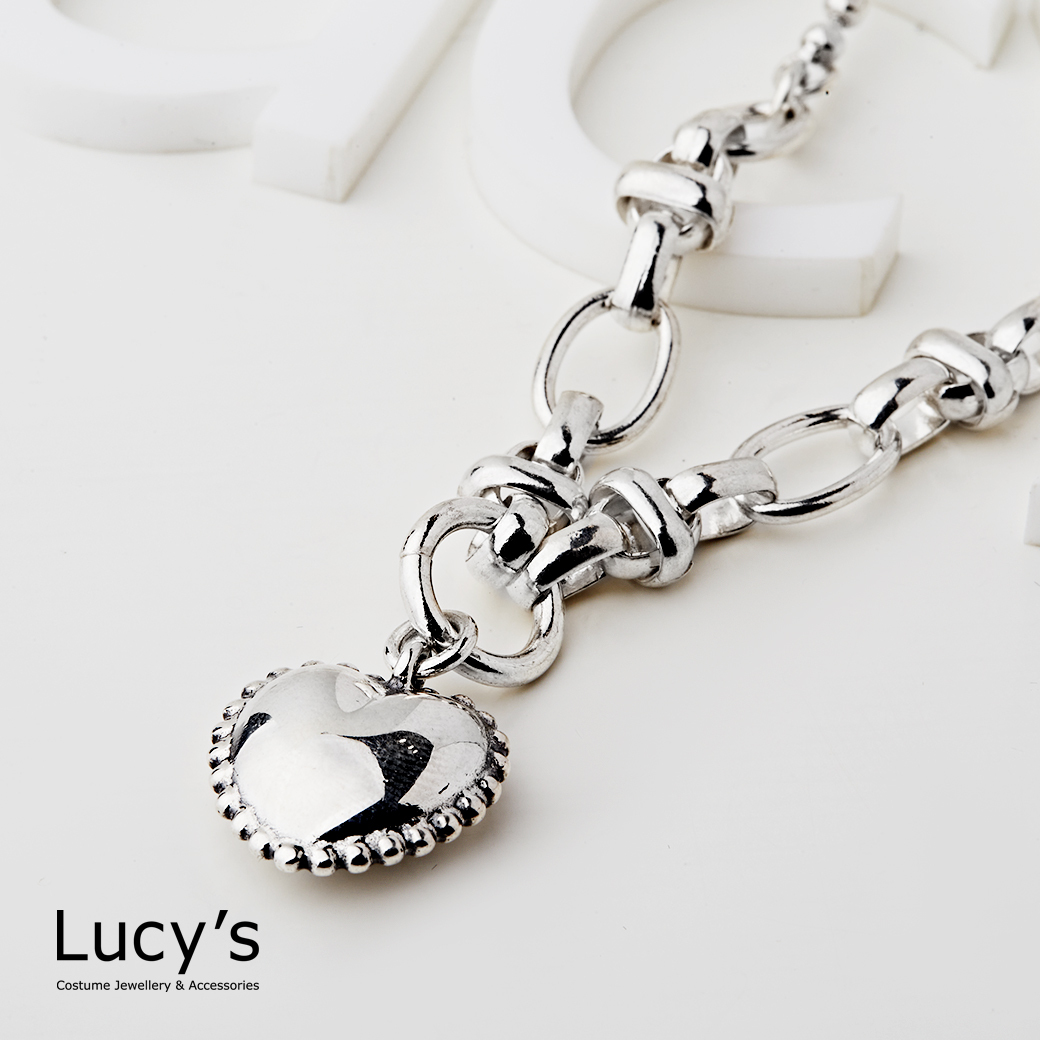 925純銀 重心 硫化項鍊 (117723)