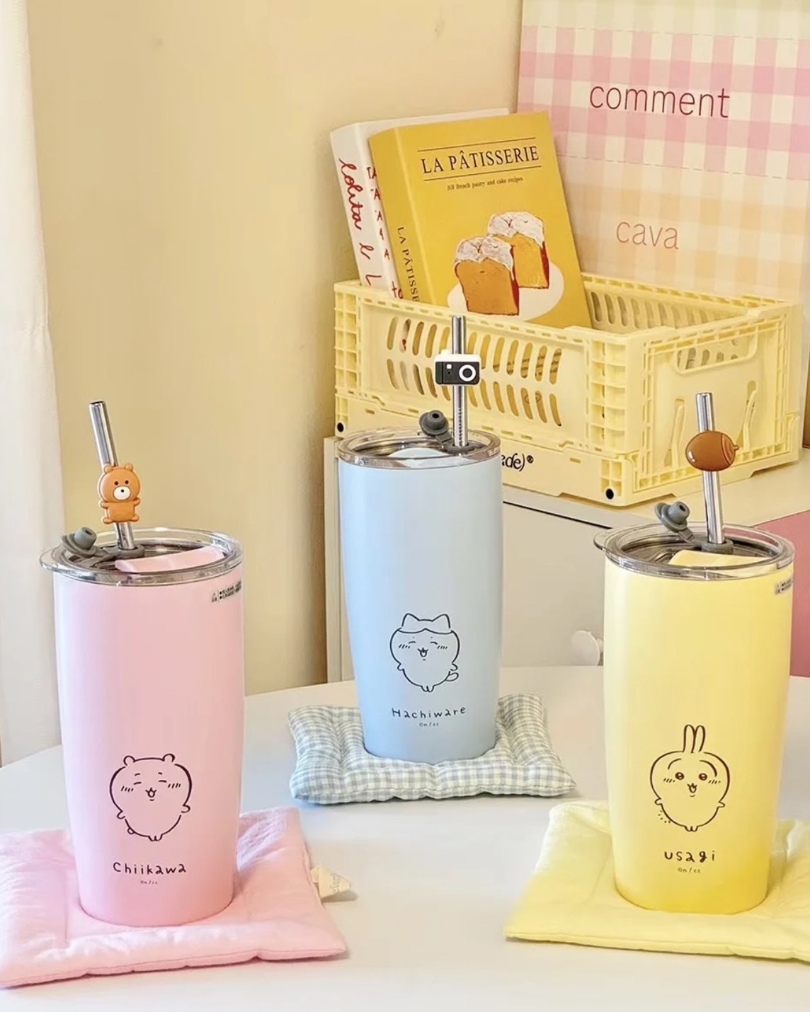 正版授權 吉伊卡哇 不鏽鋼保溫杯 三色