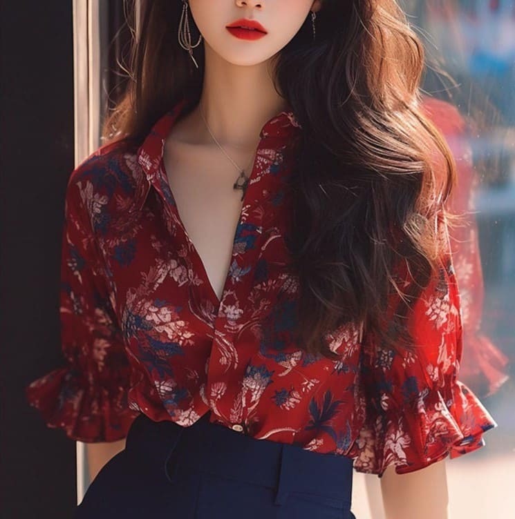 red-vintage-floral-french-shirt
