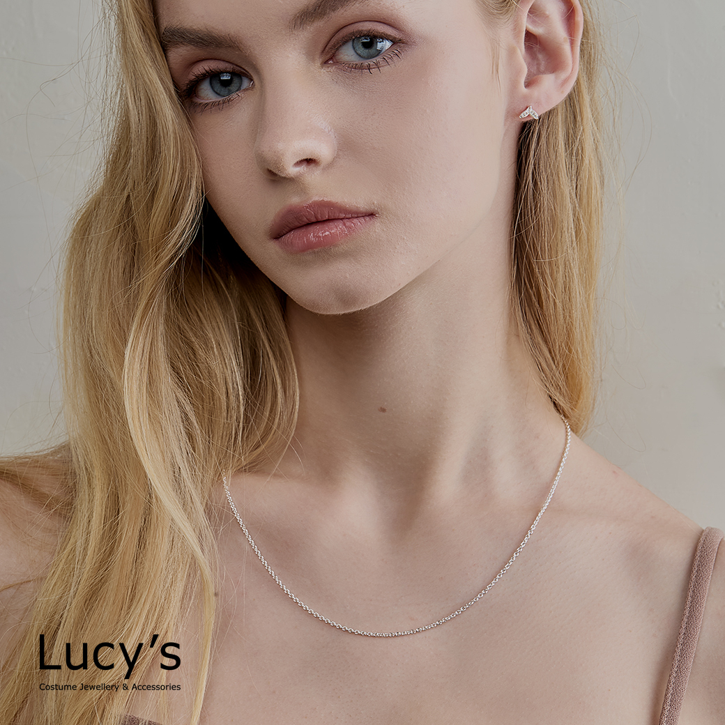 925純銀 圓圈鍊 項鍊 (42426)