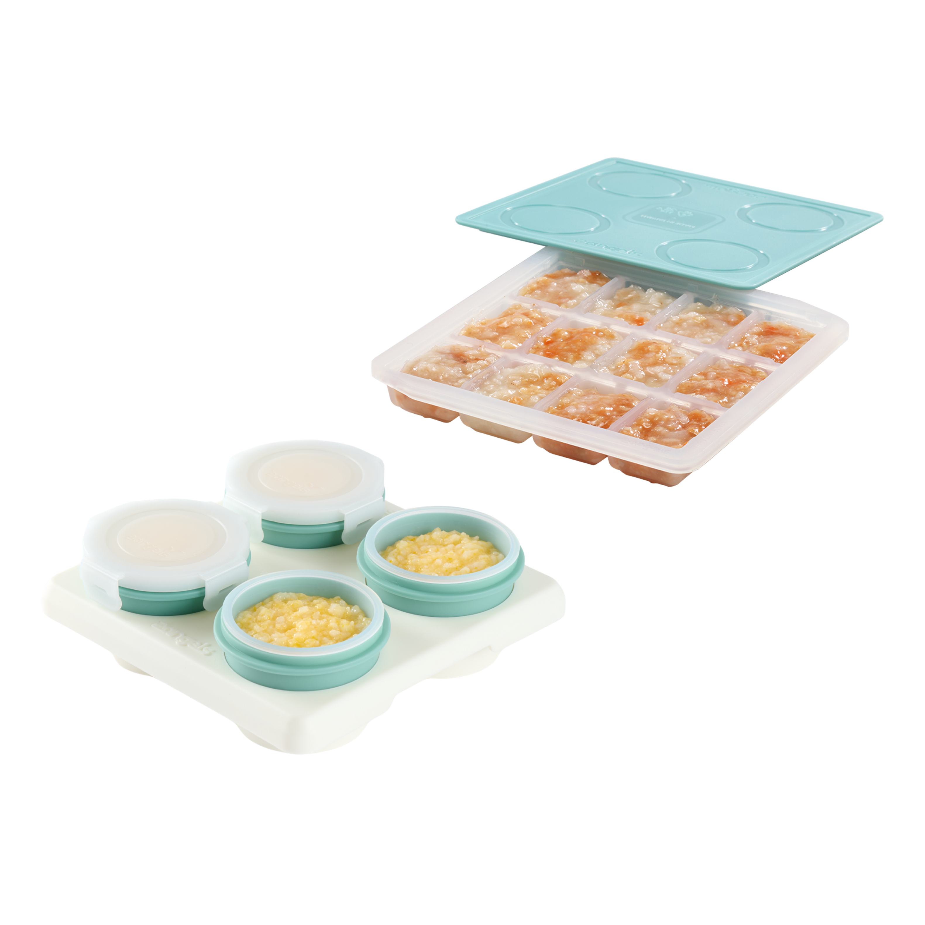 【2angels】Silicone food ice box 15ml + storage cup 60ml