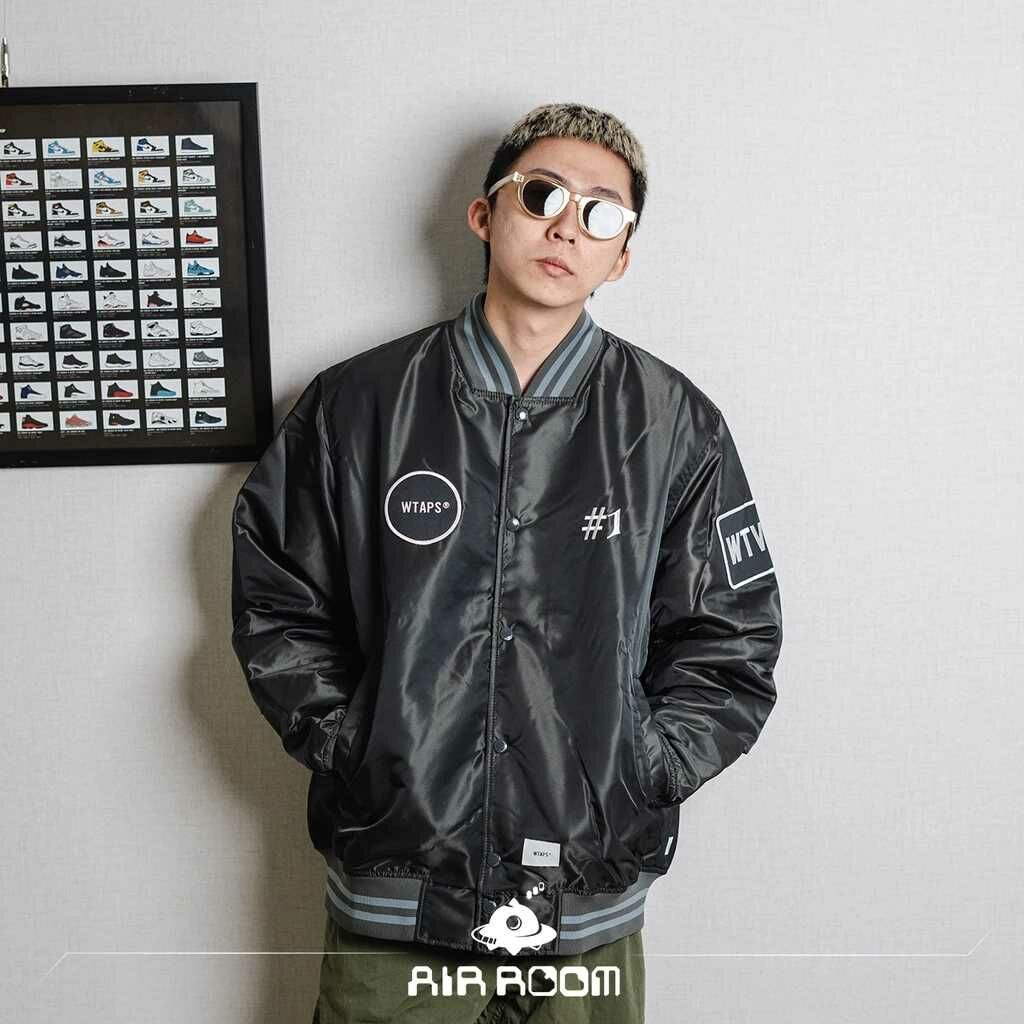 2018SS WTAPS BENCH / JACKET. NYLON. SATIN 2色棒球外套現貨