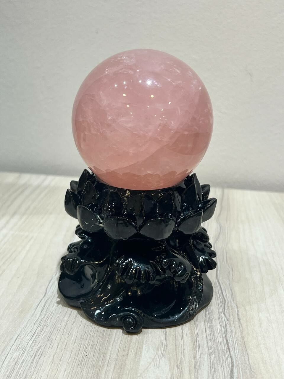 [S] GEMZ & CO QLHA ROSE QUARTZ SPHERE BALL, V110 (V110)